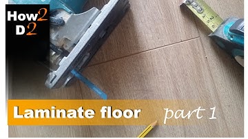 How to install  laminate floor video PART 1  How to fit laminate floor & underlay
