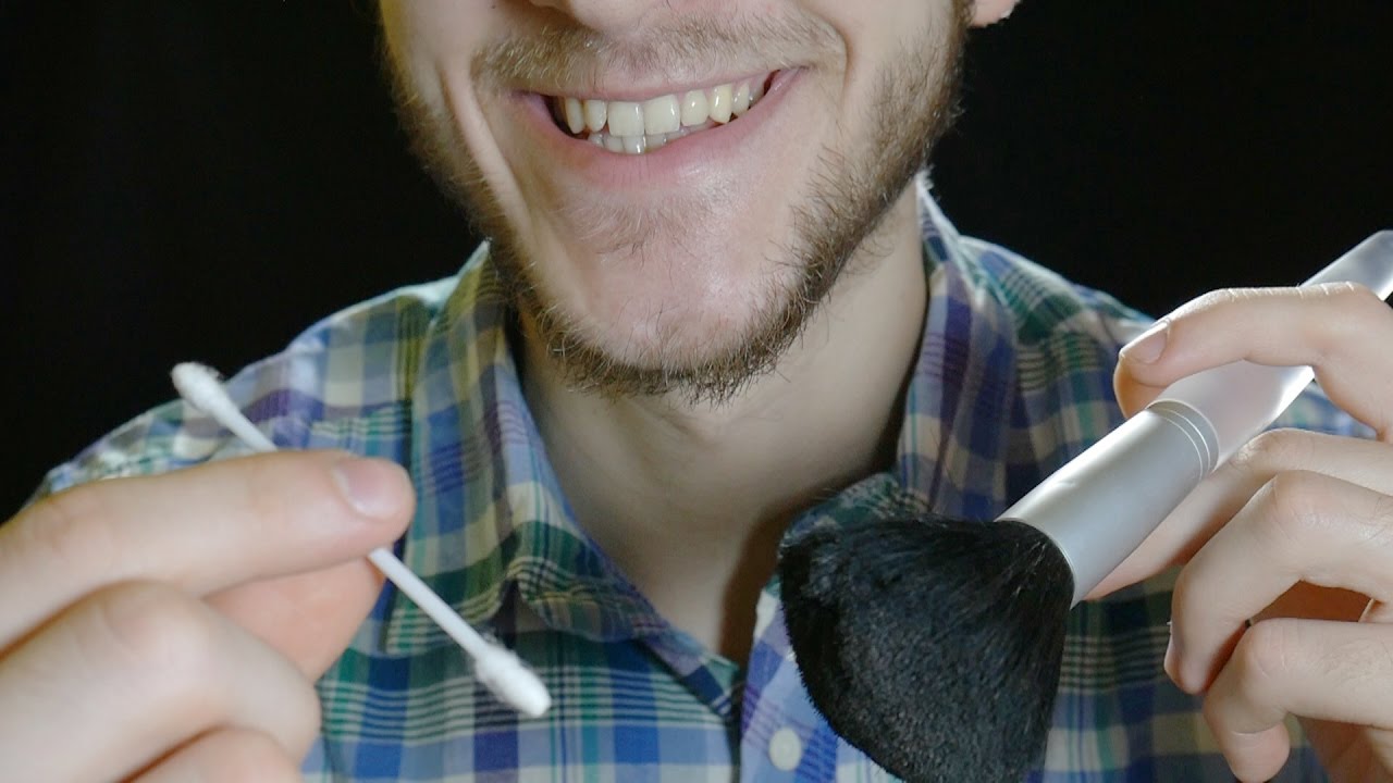 Ear Cleaning with Slovak / English whispering ASMR