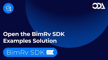 Open BimRv SDK examples solution