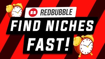 How to find Niches that Sell on Redbubble FAST & EASY!