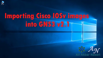 Importing Cisco IOSv images into GNS3