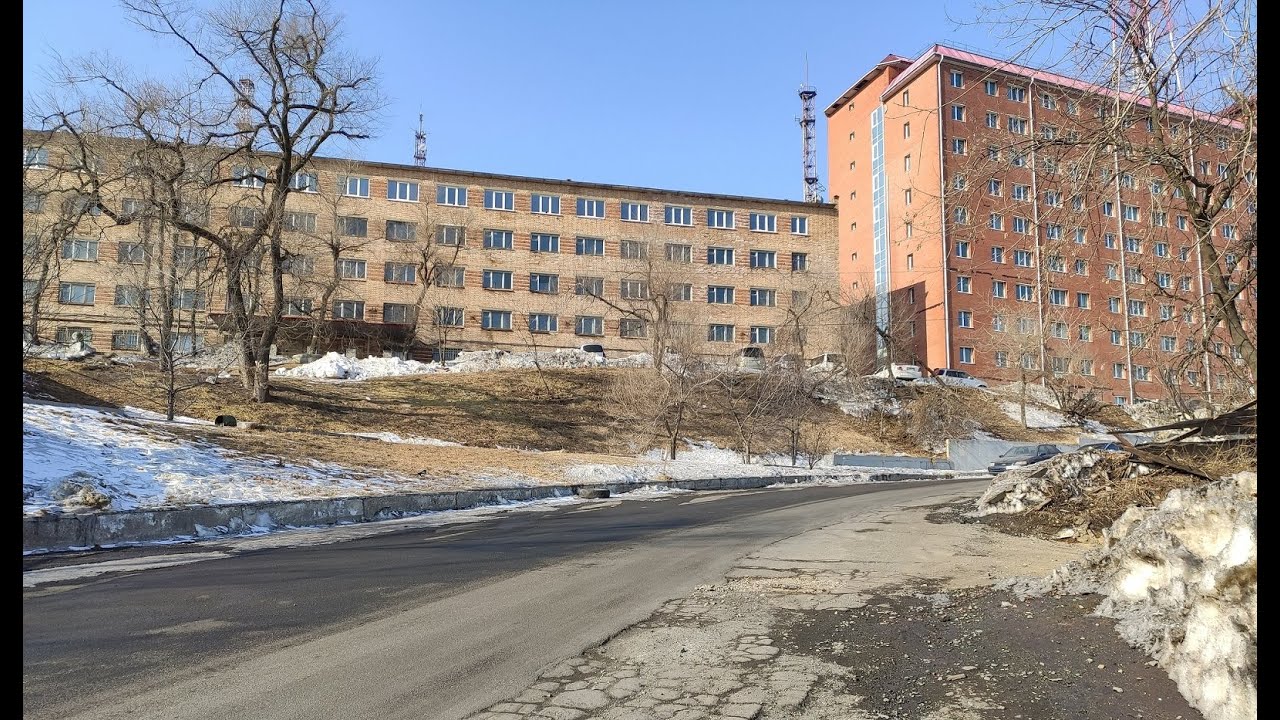 Аксаковская, общежития ДВФУ, бывшего политехнич. Владивосток - YouTube