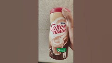 How To Make Coffee With Nestle Coffee Mate Coffee Creamer❤️ #coffee #espressoart #baristalatteart