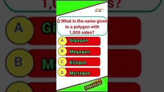 what is the name given to a polygon with 1000sides  quiz quiztrivia gk ?