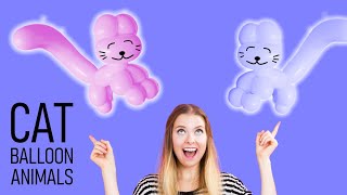 How to Make a Balloon Animal Cat - Cat Balloon Animal Step by Step