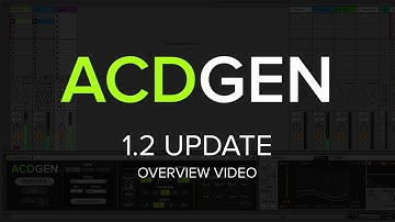 ACDGEN Max for Live Edition 1.2 – Overview Video