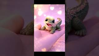 Dreamy Cute Animals - imaginary baby crocodile #cute #animals #baby #adorable #pets #imaginary