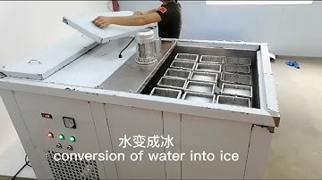 Brine cooling Block Ice Machine good price