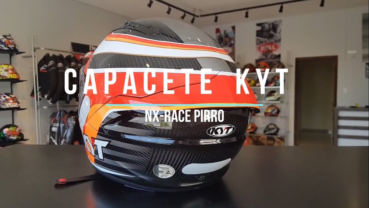 CAPACETE KYT NX-RACE PIRRO TRI-COMPOSTO (FANTÁSTICO)