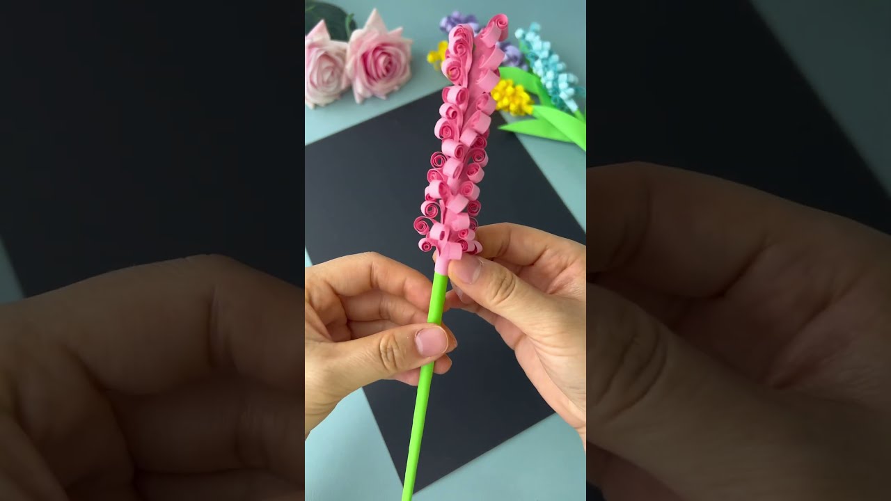 Make A Bouquet Of Hyacinth Flowers For Your Mother On S Day Handmade Gifts