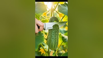 Fresh Cucumber Slice #asmr #viral #shorts