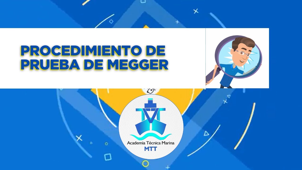 Megar Procedimiento de Prueba de Megger - YouTube