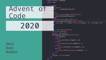 ⭐Advent of Code Day 5 ⭐ Binary Boarding