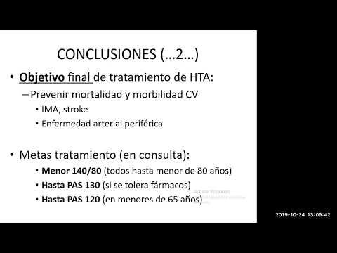 Metas en manejo de hipertensión arterial HTA