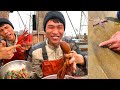 Fishermen eating seafood dinners are too delicious 666 help you stir-fry seafood to broadcast live71