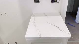 Calacatta Arno Quartz Kitchen Countertops Arlington Heights