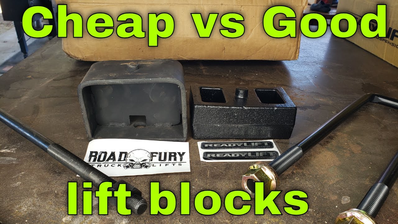 Road Fury vs Readylift suspension blocks unboxing review for Silverado 2012 - 2021 Dually 4x4