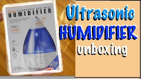Ultrasonic Cold Mist Humidifier Drop unboxing
