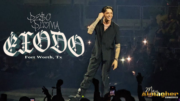 PESO PLUMA - Exodo Tour 2024 (Dallas - Fort Worth, Tx.)