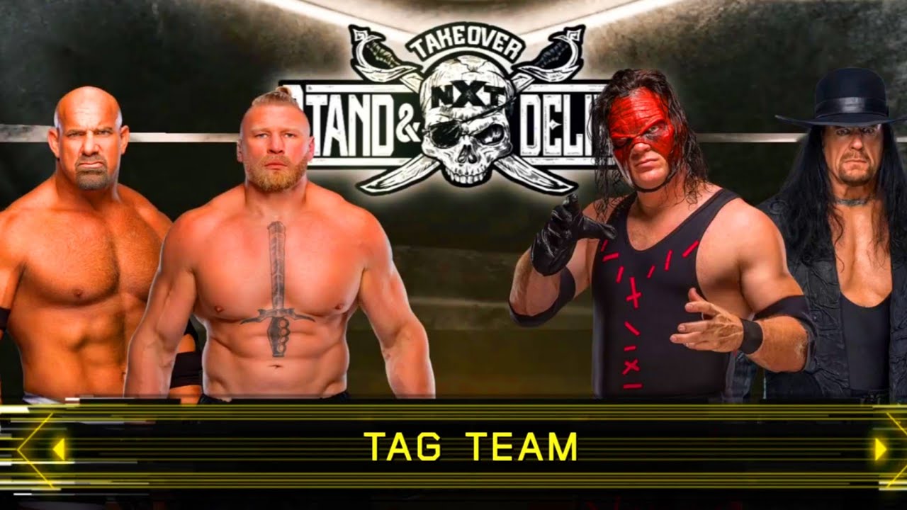 FULL MATCH: Goldberg & Brock Lesnar vs Kane & Undertaker - Tag Team Match (PS5) 