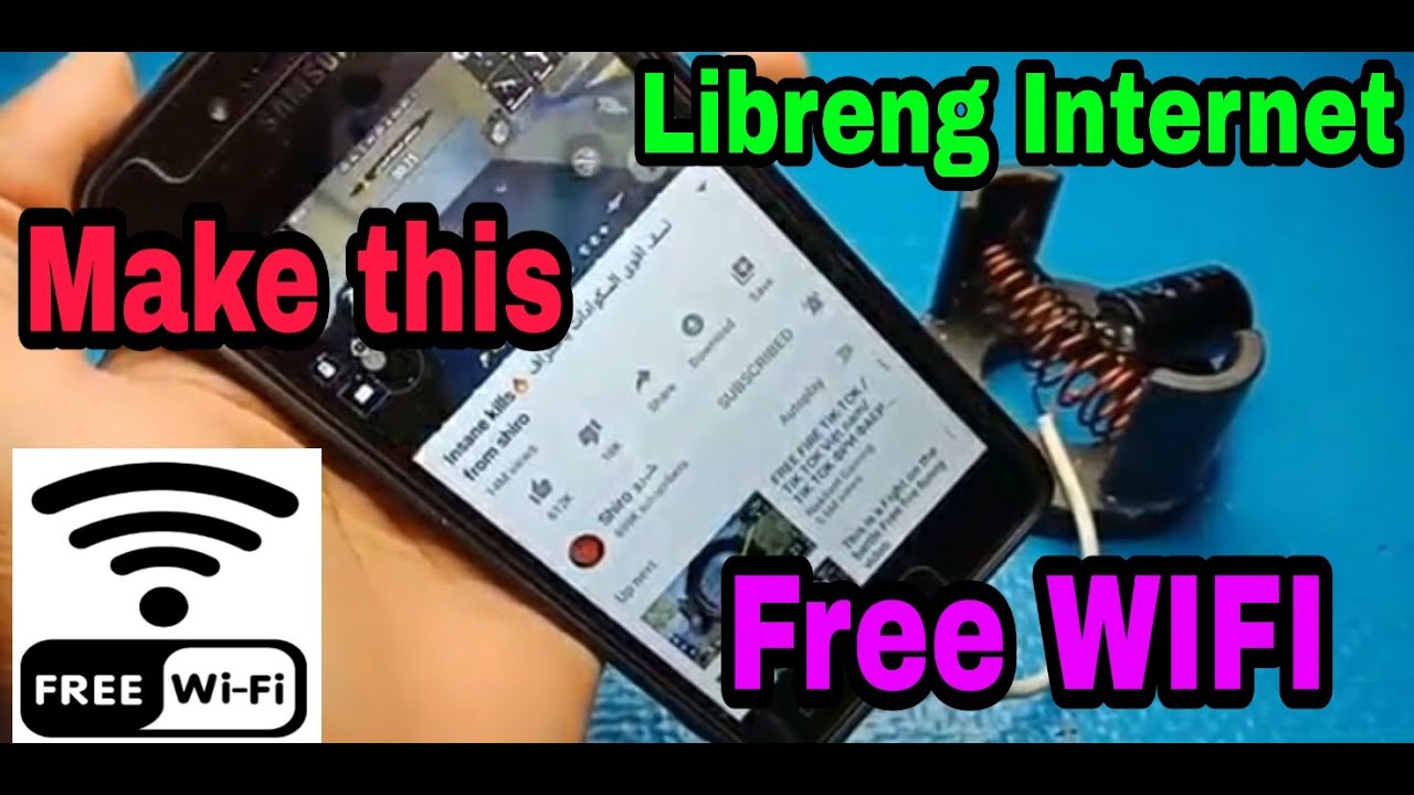 Make this for Free WIFI DIY WIFI Great ideas Amazing Ideas