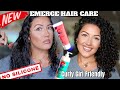 NEW! EMERGE CURLY HAIR PRODUCTS | CURLY GIRL FRIENDLY! NO SILCONES