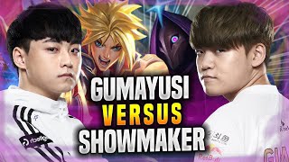 GUMAYUSI vs SHOWMAKER! - T1 Gumayusi Plays Jhin ADC vs DK ShowMaker Ezreal! | Season 2022