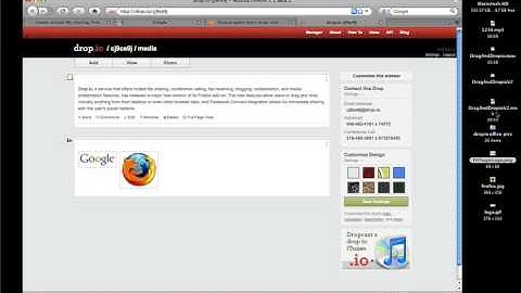 Drag & drop.io Firefox Add-on Demo / How-to