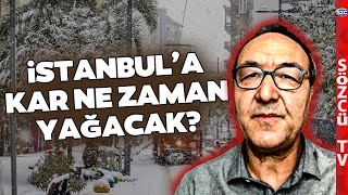 İstanbul'a Kar Yağışı İçin Meteoroloji Uzmanı Saat Verdi! Peş Peşe Uyarılar