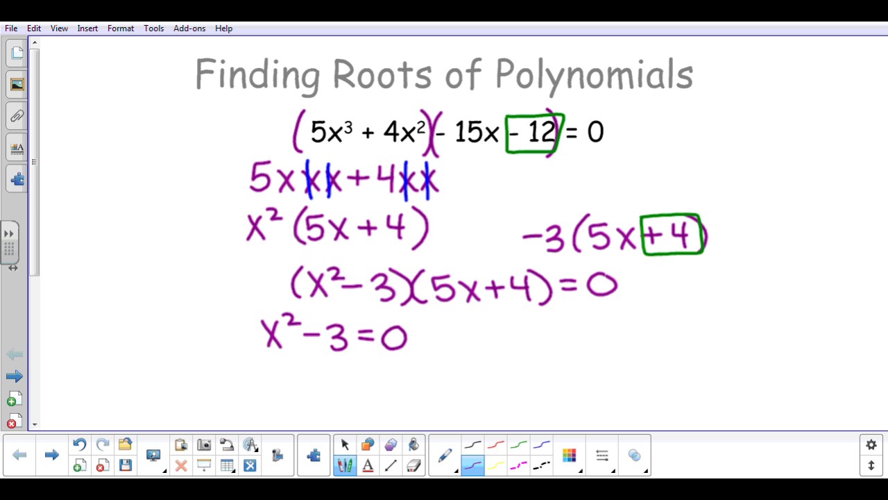 Finding Roots of Polynomials - YouTube