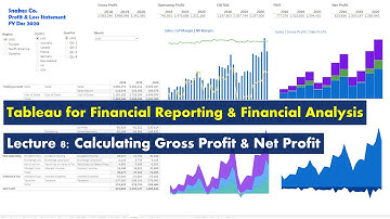 Lecture 8:  Calculating Gross Profit & Net Profit - Course: Tableau for Financial Reporting and FA