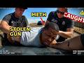 BODYCAM: Felon Leads Oklahoma Cops on 100+MPH Chase (Caught with Meth & Stolen Gun)