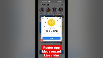 Rooter App mega reward live claim| Rooter mega reward | Free Paytm cash| earning app 2022 #shorts