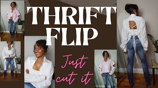 Thrift Flip | Mens Shirt Upcylcle | Unlimited Looks | Special Announcement