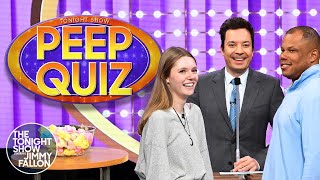 Peep Quiz: How Do You Spell the Word Chrysanthemum? | The Tonight Show Starring Jimmy Fallon