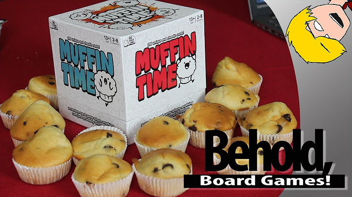 Muffin Time - A Tasty Snack - Behold, Board Games!