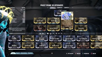 Warframe Frost Prime build 0 Forma
