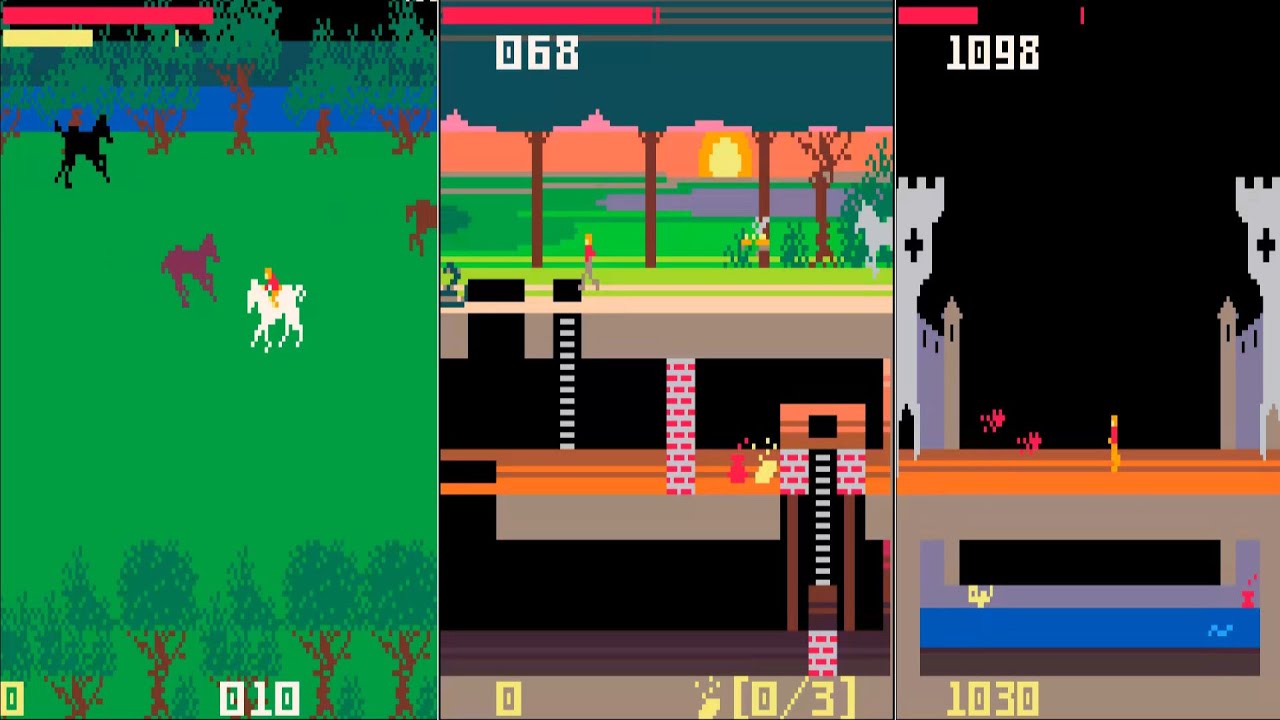 Dragowfall ITS Shadowfax,Pitfall,Dragonfire 80's Intellivision games Mix Heracleum PICO 8 Fantasy Vi