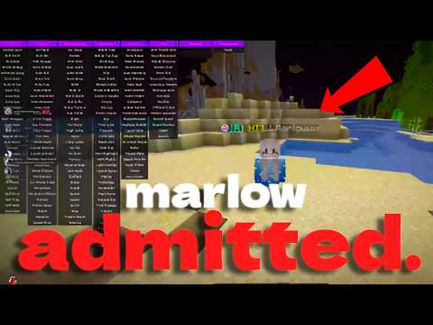 MARLOW FINALLY ADMITTED (???????)