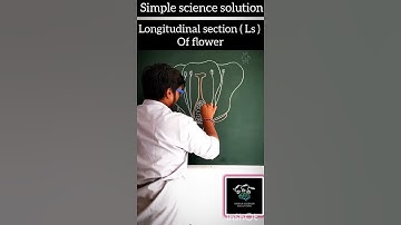 longitudinal section ( Ls )of flower diagram. std 10th diagram