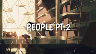 People Pt.2 - Suga (BTS), IU (Korean/Romaji/English Lyric Video)