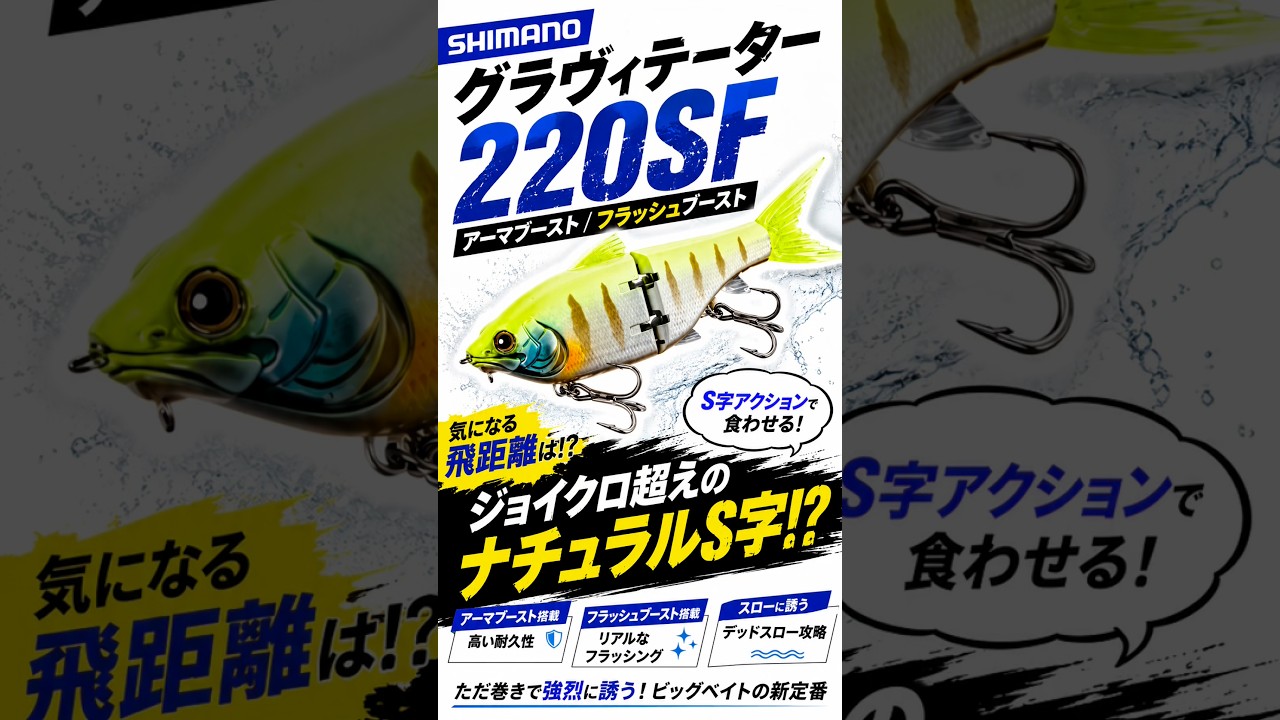 SHIMANO] Gravitator 220SF On-the-Water Review! Is the S-Curve