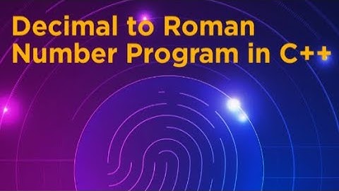 Decimal to Roman Number Program in C++ #shorts #viral #cpp #programming