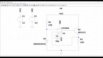 LTspice tutorial 4: Simulation of Constant Voltage source using LM108 with LTspice tool