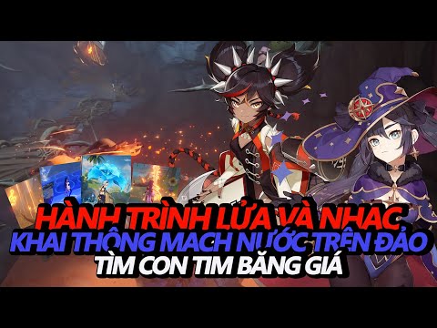 Hướng Dẫn Hành Trình Lửa Và Nhạc | Event Đảo Táo Vàng | Genshin Impact 2.8