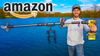 I BOUGHT A HIGH POWERED DRILL BOAT MOTOR ON AMAZON!