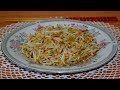 Жареные ростки маша (剁椒炒绿豆芽, Duò jiāo chǎo lǜ dòuyá). Китайская кухня.