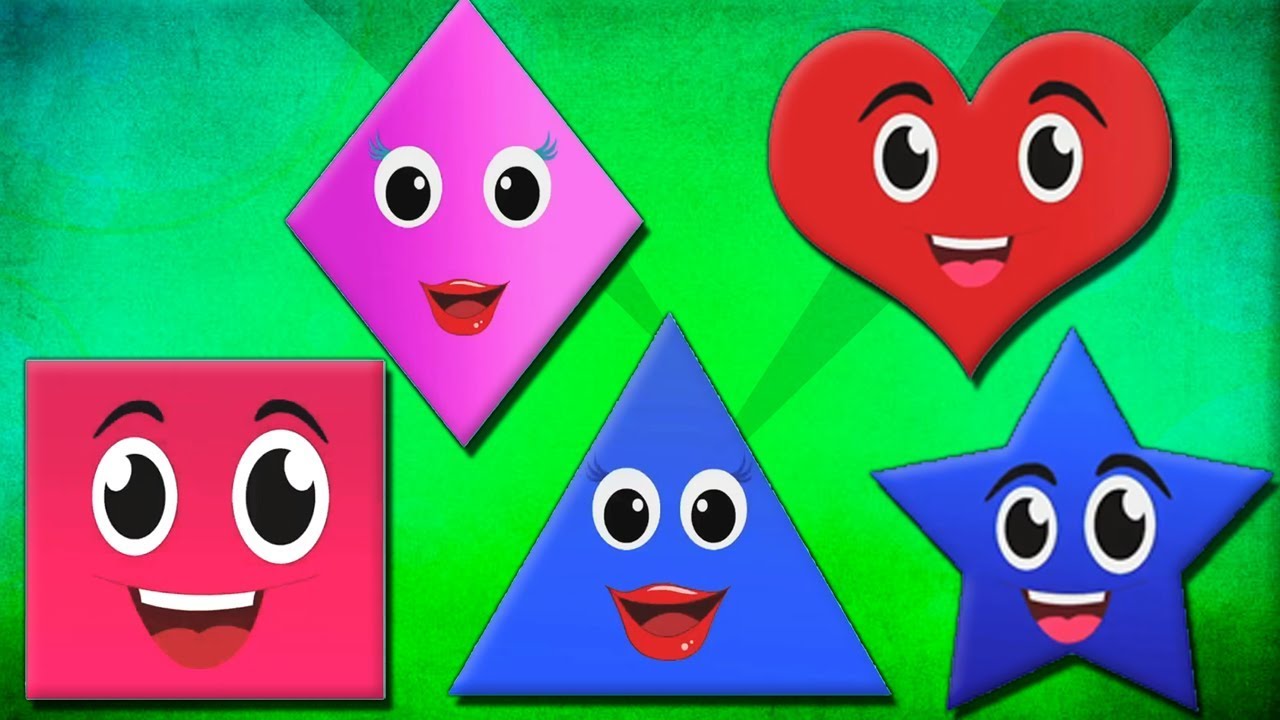 Forma Canzoni Per Bambini Filastrocche Imparare Le Forme Geometriche Forme Shapes Song In Italian Youtube