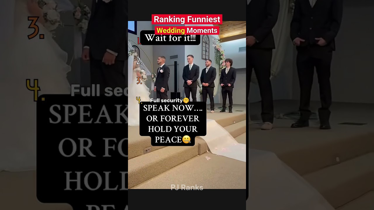 These Wedding Moments Are HILARIOUS 😂|| PJ Ranks