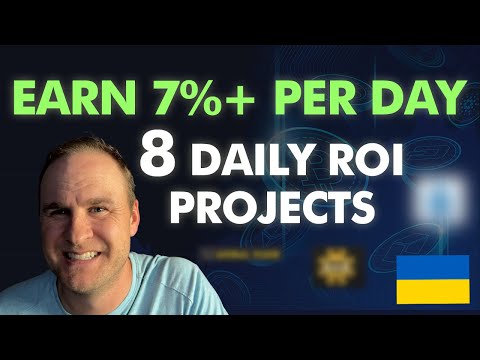 Earn 7%+ per Day - Daily ROI Crypto Passive Income (8 Insane Projects) + Crypto Referral Programs